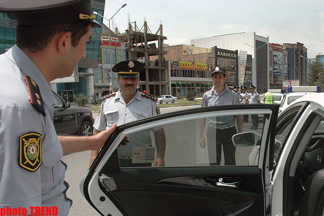 Фотосэт рейда дорожной полиции Баку