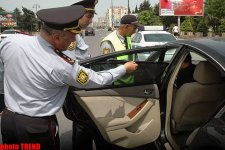 Фотосэт рейда дорожной полиции Баку