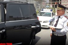 Фотосэт рейда дорожной полиции Баку