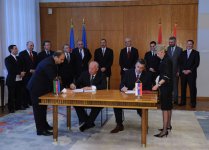 Азербайджан и Сербия подписали 12 межправительственных документов (версия 2)(ФОТО)