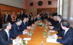 Президент Азербайджана: Азербайджано-сербские связи стремительно развиваются (ФОТО)