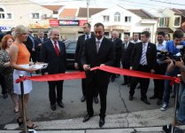 Ильхам Алиев принял участие в открытии посольства Азербайджана в Сербии (ФОТО)