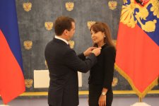 Наргиз Пашаева: Орден Дружбы - это особая награда с возвышенным, красивым смыслом и значением (версия 3) (ФОТО, ВИДЕО)