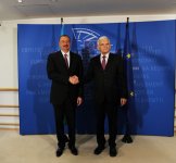 Президент Азербайджана встретился с председателем Европарламента (ФОТО)