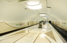Президент Ильхам Алиев и его супруга приняли участие в открытии станции "Дарнагюль" Бакинского метрополитена (версия 2) (ФОТО)