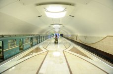Президент Ильхам Алиев и его супруга приняли участие в открытии станции "Дарнагюль" Бакинского метрополитена (версия 2) (ФОТО)