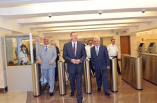 Президент Ильхам Алиев и его супруга приняли участие в открытии станции "Дарнагюль" Бакинского метрополитена (версия 2) (ФОТО)