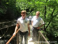 Как Андрей Аршавин с супругой Юлией отдохнули в Азербайджане (фотосессия)