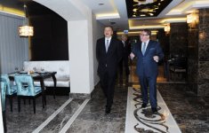 Президент Ильхам Алиев: Открытие отеля Kempinski в Баку - это показатель развития Азербайджана (версия 2) (ФОТО)