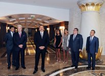 Президент Ильхам Алиев: Открытие отеля Kempinski в Баку - это показатель развития Азербайджана (версия 2) (ФОТО)