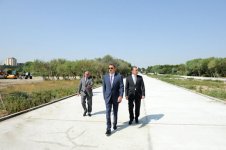 Президент Ильхам Алиев: Сумгайыт должен быть полностью приведен в соответствие со столичными стандартами (ФОТО)