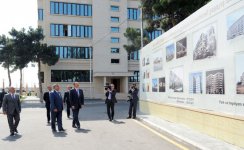 Azerbaijani President inspects reconstruction work in Buzovna settlement (PHOTO)