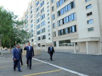 Azerbaijani President inspects reconstruction work in Buzovna settlement (PHOTO)