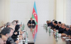 Azerbaijani President presides over Cabinet's meeting on outcomes of socio-economic development (PHOTO)