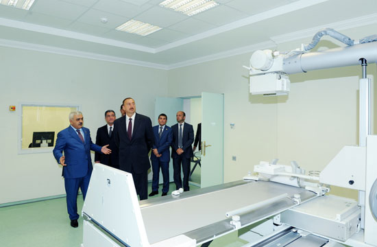 Azerbaijani President opens new Treatment and Diagnostics Center in Khizi (PHOTO)