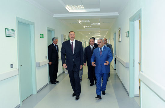 Azerbaijani President opens new Treatment and Diagnostics Center in Khizi (PHOTO)