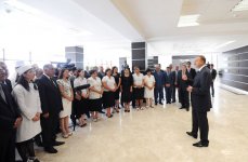 Azerbaijani President opens new Treatment and Diagnostics Center in Khizi (PHOTO)