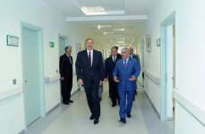 Azerbaijani President opens new Treatment and Diagnostics Center in Khizi (PHOTO)