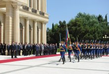 Turkey`s PM officially welcomed to Azerbaijan (PHOTO)