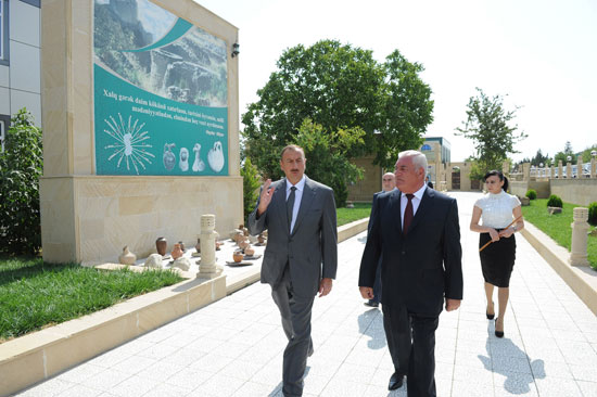Azerbaijani President opens redeveloped Shabran Museum of History and Local Lore (PHOTO)