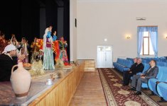 Президент Ильхам Алиев ознакомился с Шабранским Дворцом культуры (ФОТО)