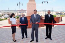 Президент Азербайджана принял участие в открытии Центра Гейдара Алиева в Сиязане (версия 2) (ФОТО)