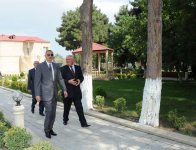 Azerbaijani President visits Mammadagha Nazirov park in Shabran (PHOTO)