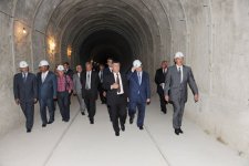 Azerbaijani President visits Takhtakorpu Water Reservoir`s construction site (PHOTO)