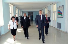 Президент Ильхам Алиев побывал в поселке Шаган Хазарского района (ФОТО)