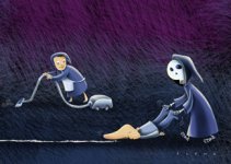 "Скажем "Нет" наркотикам!" - Международный конкурс карикатур в Азербайджане (фотосессия)
