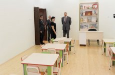 Президент Азербайджана ознакомился с детским садом №259, сданным в эксплуатацию после реконструкции (ФОТО)