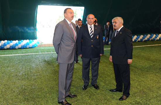 Azerbaijani President inaugurates new training base of Baku FC (PHOTO)