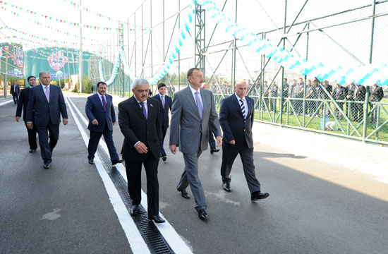 Azerbaijani President inaugurates new training base of Baku FC (PHOTO)
