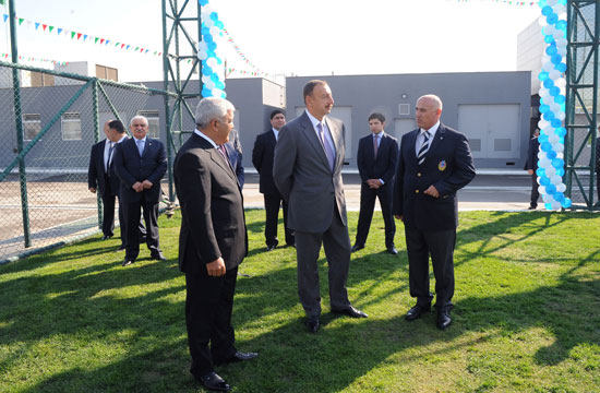 Azerbaijani President inaugurates new training base of Baku FC (PHOTO)