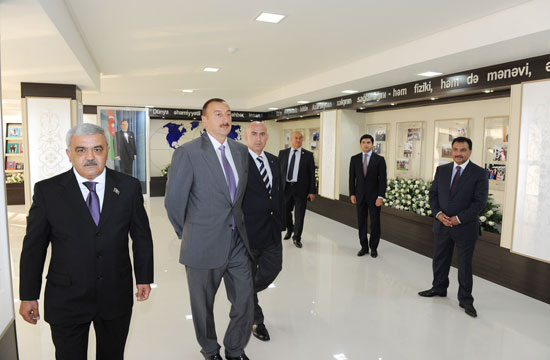 Azerbaijani President inaugurates new training base of Baku FC (PHOTO)