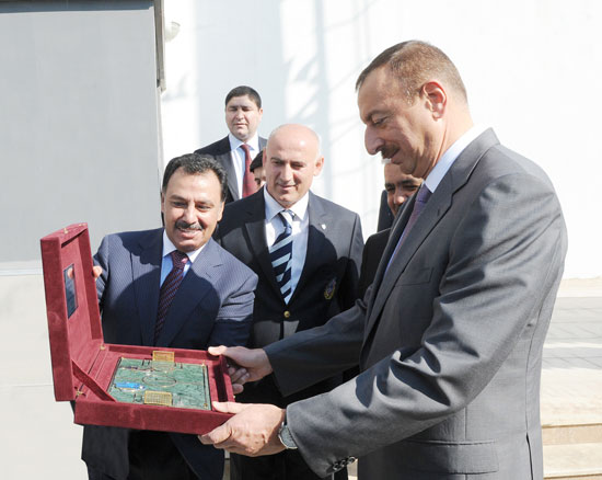 Azerbaijani President inaugurates new training base of Baku FC (PHOTO)