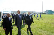 Azerbaijani President inaugurates new training base of Baku FC (PHOTO)