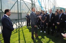 Azerbaijani President inaugurates new training base of Baku FC (PHOTO)