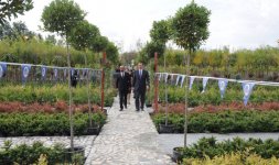 President Ilham Aliyev inaugurated planting stock in Gobustan (PHOTO)