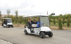 President Ilham Aliyev inaugurated planting stock in Gobustan (PHOTO)