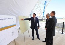 Президент Азербайджана принял участие в закладке фундамента второй ПГУ электростанции "Шимал" (ФОТО)