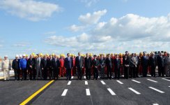 Президент Азербайджана принял участие в закладке фундамента второй ПГУ электростанции "Шимал" (ФОТО)