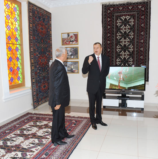 President Ilham Aliyev inaugurates Carpet Museum in Khachmaz (PHOTO)
