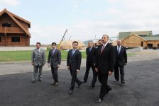Президент Азербайджана ознакомился с ходом строительства пятизвездочного отеля "Riksos" в Губинском районе (ФОТО)