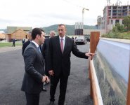 Президент Азербайджана ознакомился с ходом строительства пятизвездочного отеля "Riksos" в Губинском районе (ФОТО)