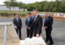 Президент Азербайджана ознакомился с ходом строительства пятизвездочного отеля "Riksos" в Губинском районе (ФОТО)