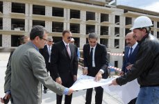 Azerbaijani President inspects construction of Shahdagh winter and summer tourism complex (PHOTO)