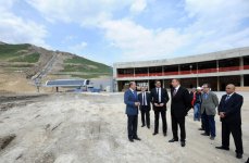 Azerbaijani President inspects construction of Shahdagh winter and summer tourism complex (PHOTO)