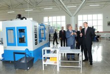 Президент Азербайджана принял участие в открытии Хачмазского конденсаторного завода (ФОТО)