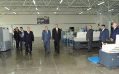 Президент Азербайджана принял участие в открытии Хачмазского конденсаторного завода (ФОТО)